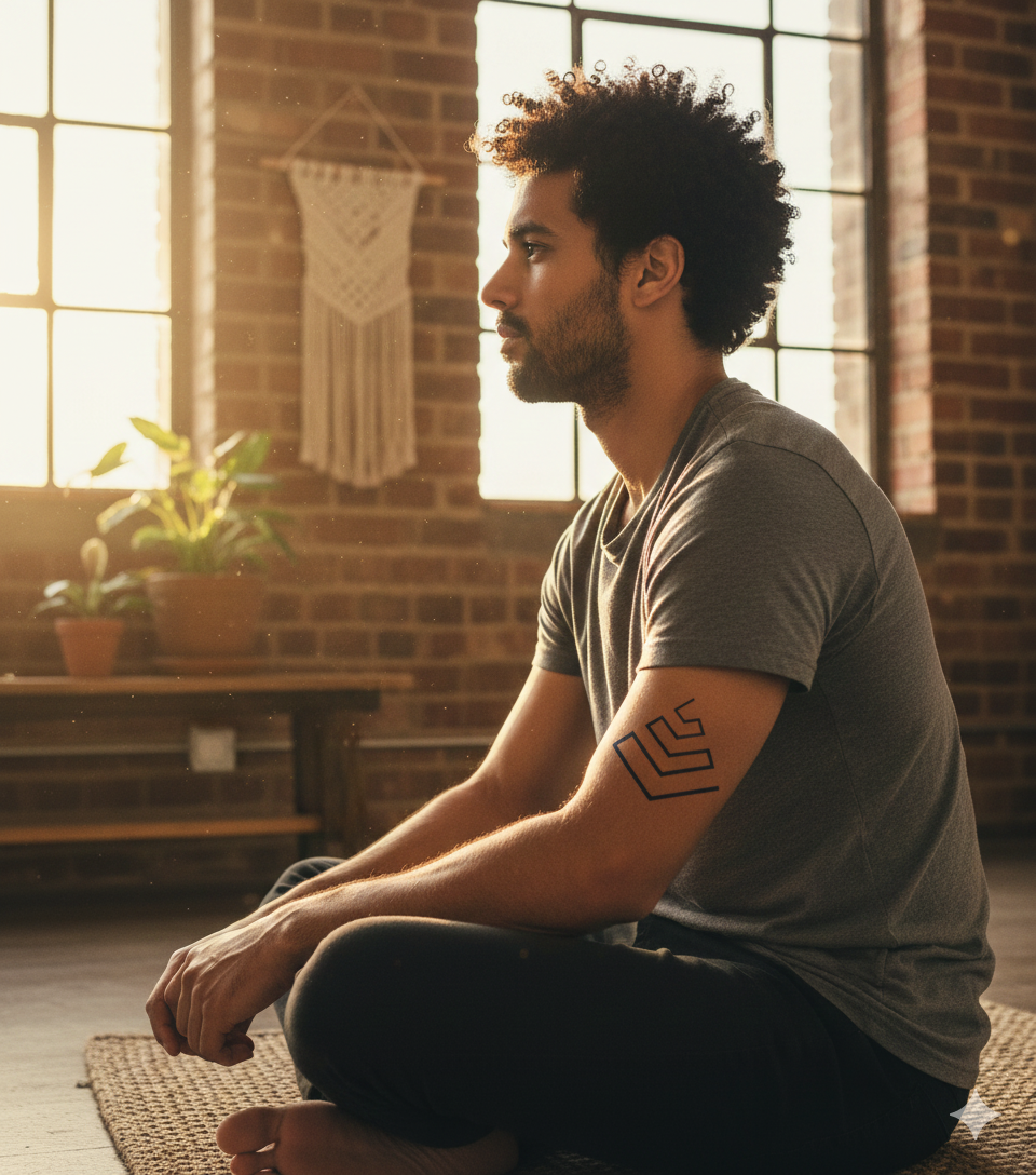 Echelon Lines Tattoo