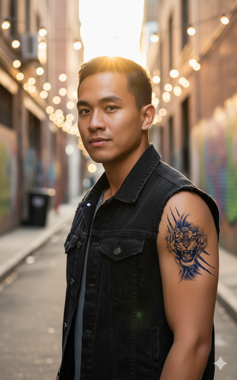 Roaring Tiger Tattoo