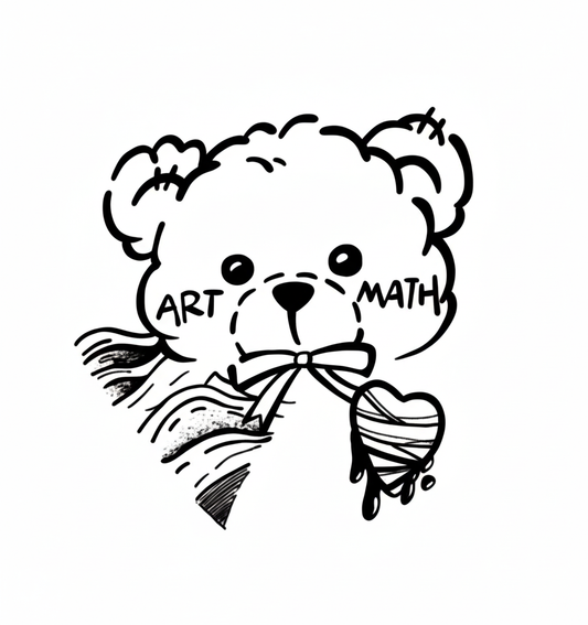 Art & Math Bear Tattoo