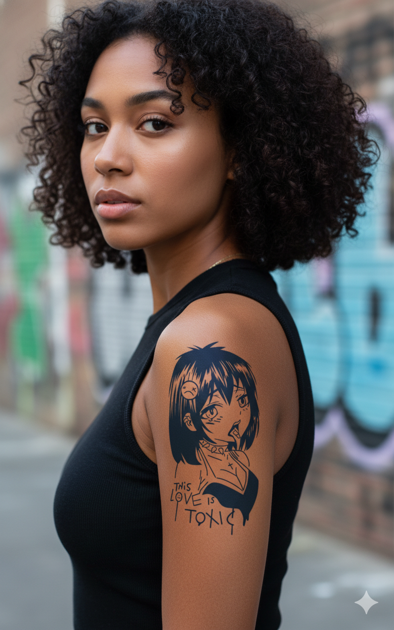 Toxic Love Anime Girl