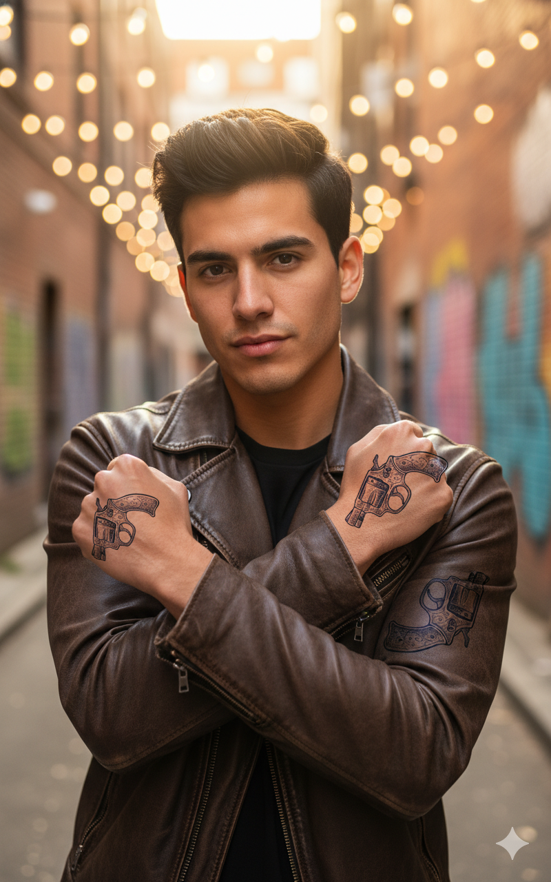 Ornate Revolver Pair