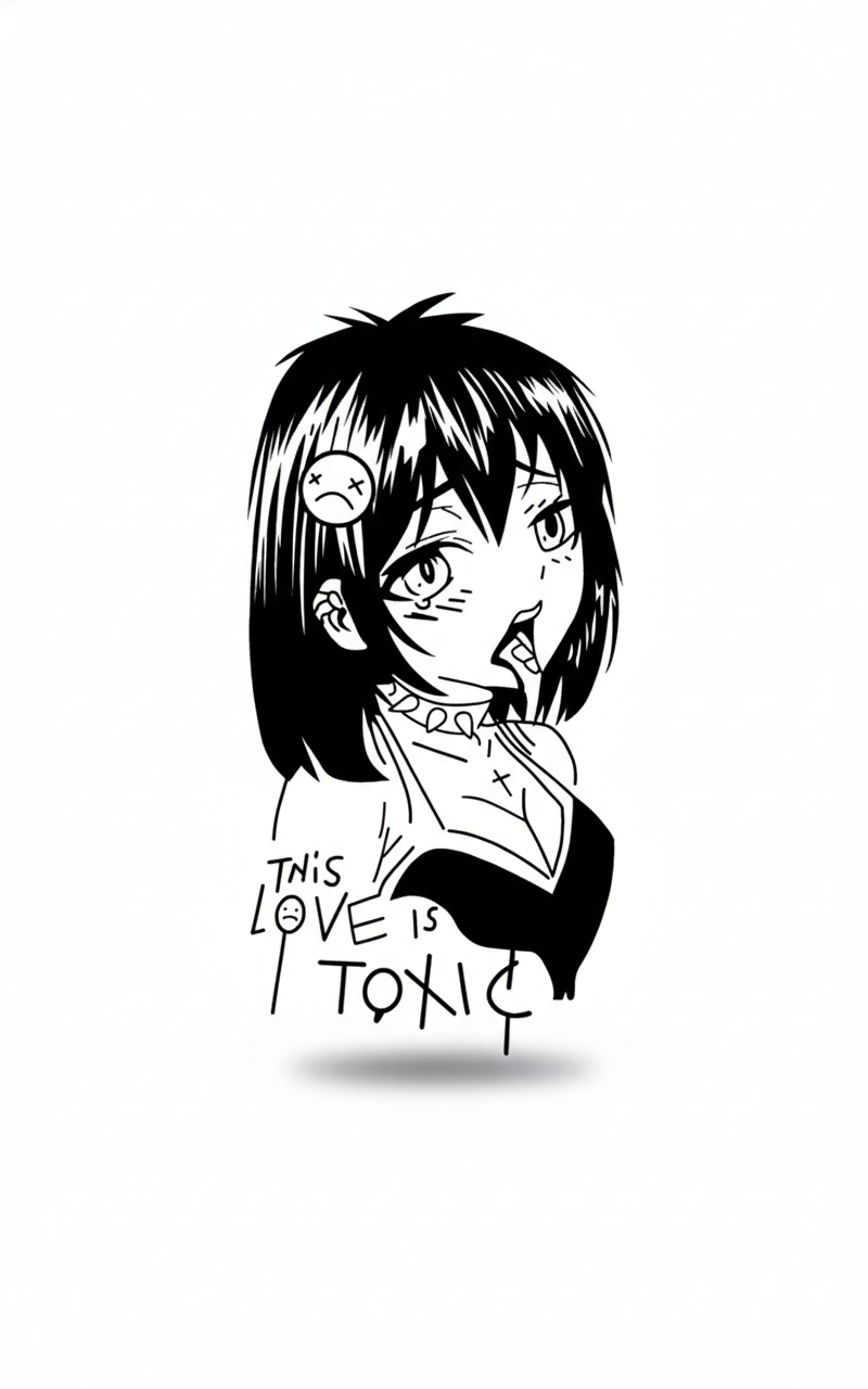 Toxic Love Anime Girl