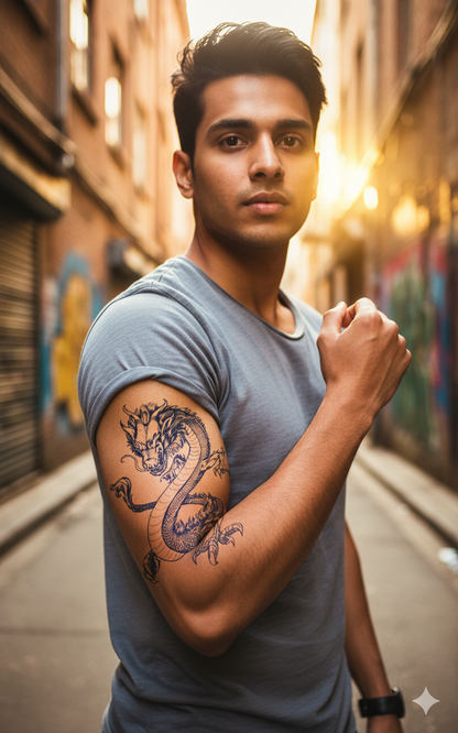 Mythic Dragon Tattoo
