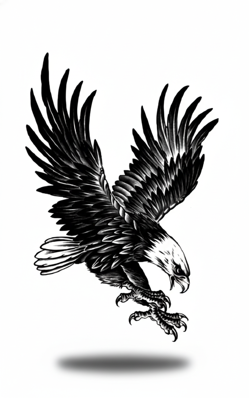 Majestic Eagle Tattoo