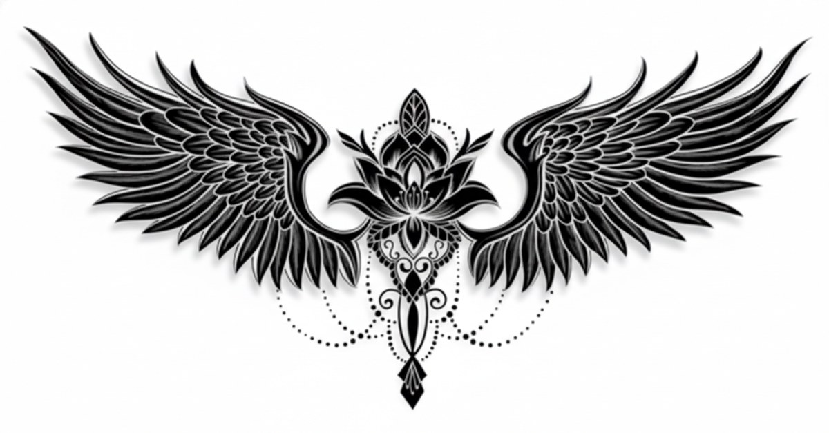 Divine Flight tattoo