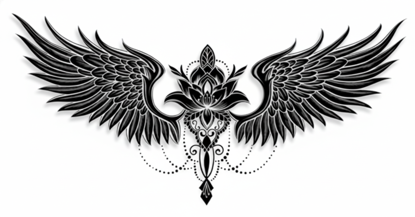 Divine Flight tattoo
