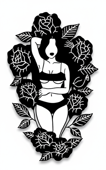 Rose Goddess Tattoo