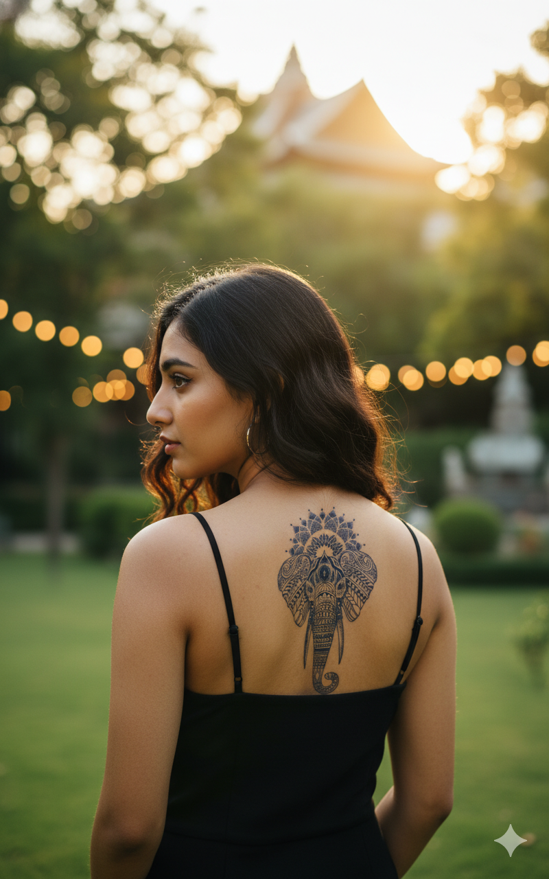 Sacred Elephant Tattoo